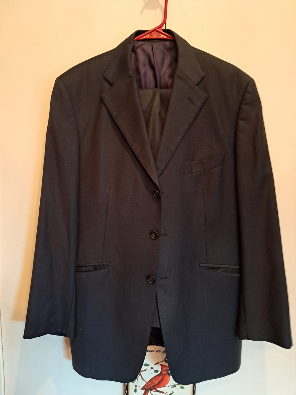 Marks & Spencer Indigo Sartorial Pure New Wool 2 Piece Suit